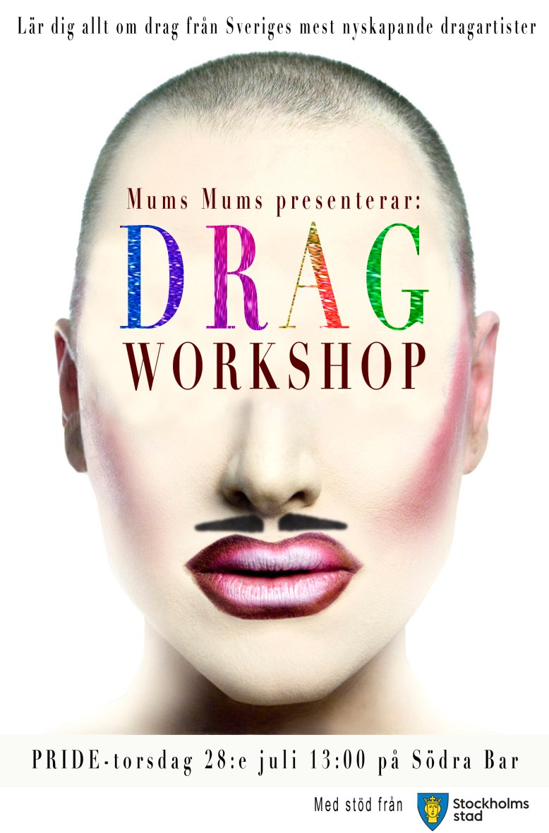 drag workshop flyer STÖD