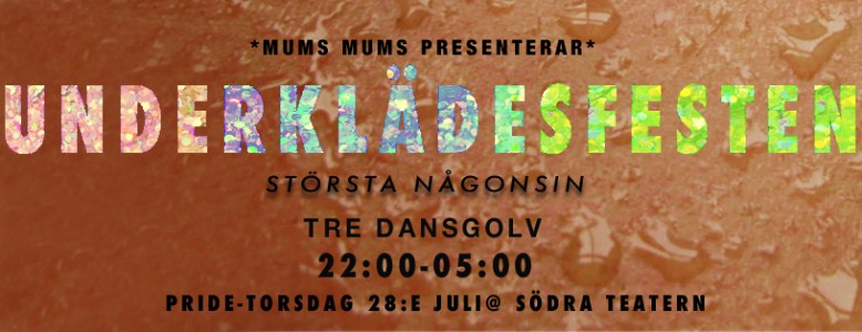 Underklädesfesten flyer 2016